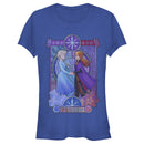 Junior's Frozen 2 Sister Stained Glass T-Shirt