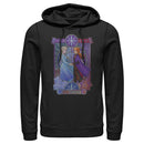Men's Frozen 2 Sister Stained Glass Pull Over Hoodie