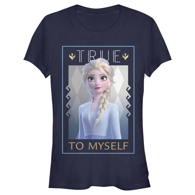 Junior's Frozen 2 Elsa True To Myself Poster T-Shirt
