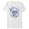 Men's Frozen 2 Bruni The Salamander Watercolor Portrait T-Shirt