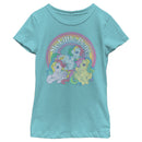 Girl's My Little Pony Retro Rainbow Friends T-Shirt