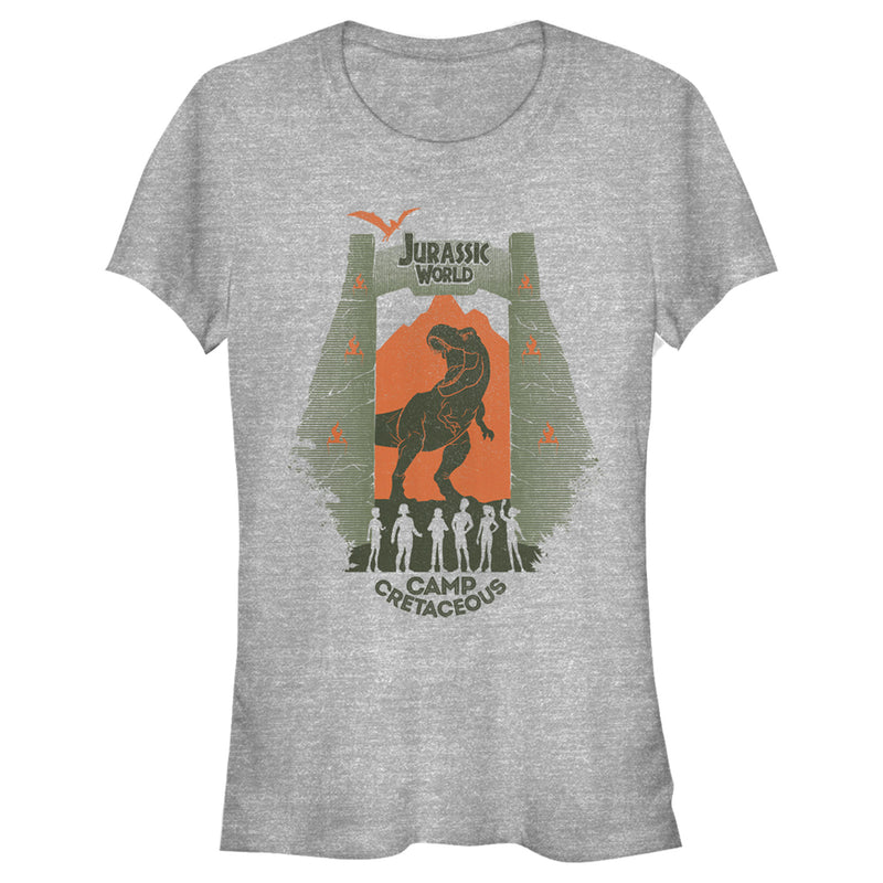 Junior's Jurassic World: Camp Cretaceous T-Rex Gate T-Shirt