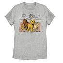 Women's Lion King Best Friends Cartoon T-Shirt