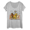 Women's Lion King Best Friends Cartoon Scoop Neck