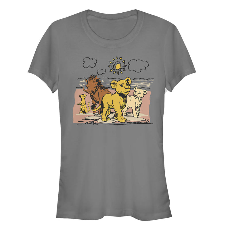 Junior's Lion King Best Friends Cartoon T-Shirt