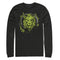 Men's Lion King Geometric Scar Emblem Long Sleeve Shirt