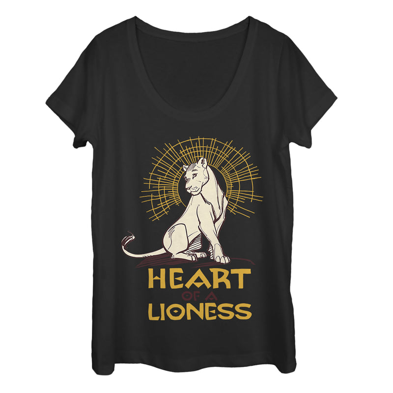 Women's Lion King Nala Heart of Lioness Scoop Neck