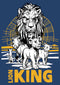 Boy's Lion King Savannah Sunset Crew Pull Over Hoodie