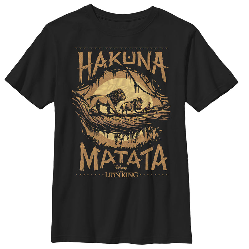 Boy's Lion King Hakuna Matata Jungle Trio T-Shirt