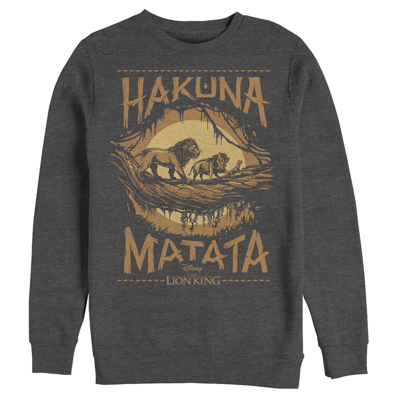 Men's Lion King Hakuna Matata Jungle Trio Sweatshirt