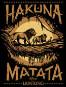 Boy's Lion King Hakuna Matata Jungle Trio Pull Over Hoodie