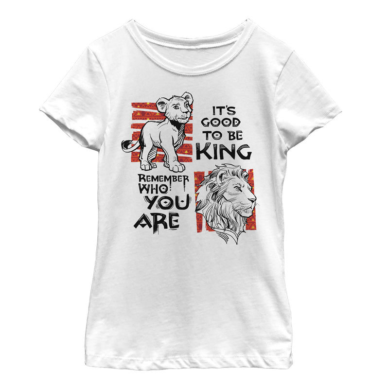 Girl's Lion King Good to Be King T-Shirt