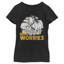 Girl's Lion King No Worries Besties T-Shirt