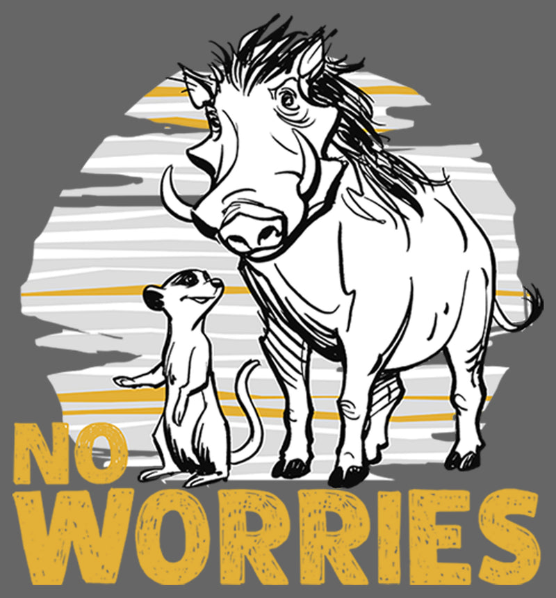 Girl's Lion King No Worries Besties T-Shirt