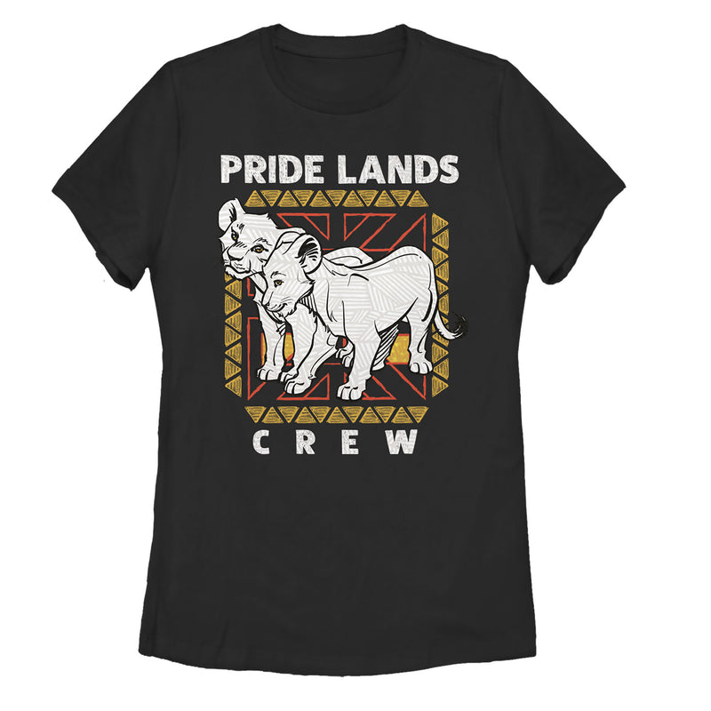 Women's Lion King Simba & Nala Pride Lands Crew T-Shirt