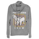 Junior's Lion King Simba & Nala Pride Lands Crew Cowl Neck Sweatshirt