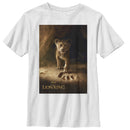 Boy's Lion King Simba Paw Movie Poster T-Shirt