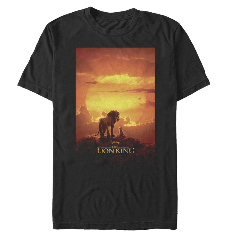 Men's Lion King Pride Rock Movie Poster T-Shirt