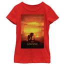 Girl's Lion King Pride Rock Movie Poster T-Shirt