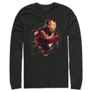 Men's Marvel Avengers: Endgame Iron Man Portrait Long Sleeve Shirt
