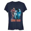 Junior's Marvel Avengers: Endgame Iron Man Helmet T-Shirt