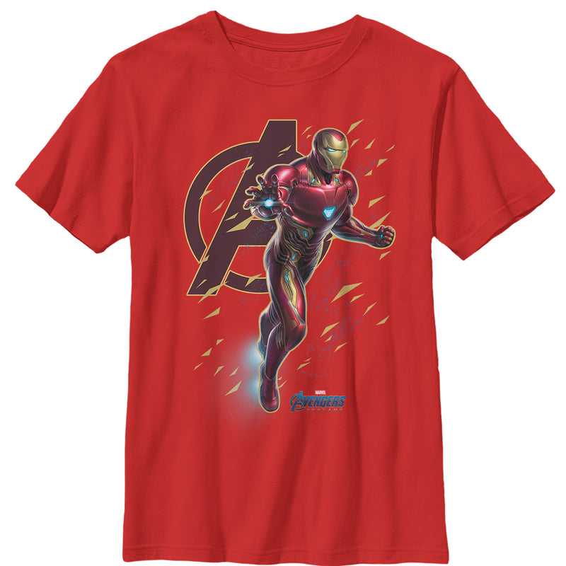 Boy's Marvel Avengers: Endgame Iron Man Flight Ready T-Shirt