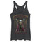 Women's Marvel Spider-Man: Far From Home Mysterio Card Racerback Tank Top