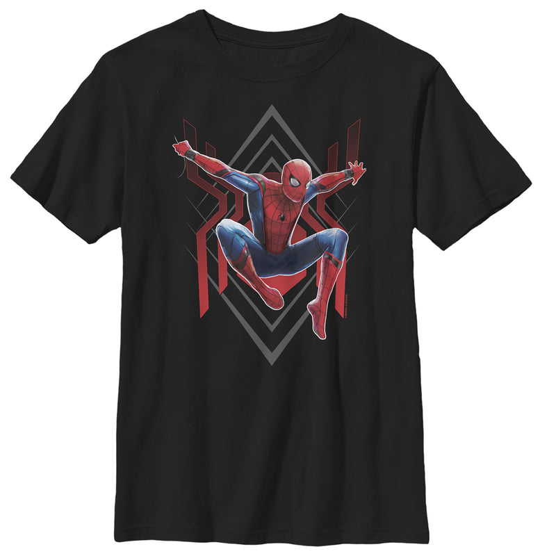 Boy's Marvel Spider-Man: Far From Home Diamond T-Shirt