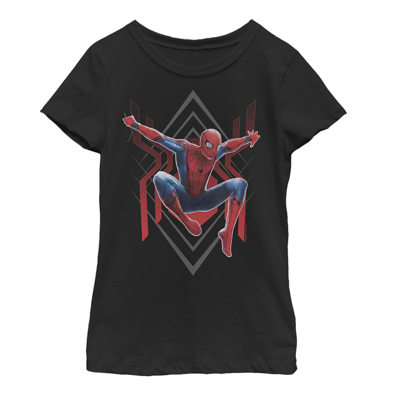Girl's Marvel Spider-Man: Far From Home Diamond T-Shirt