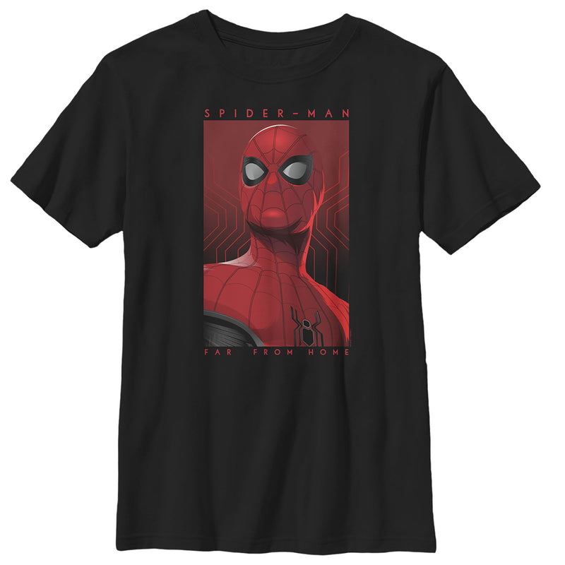 Boy's Marvel Spider-Man: Far From Home Hero Poster T-Shirt