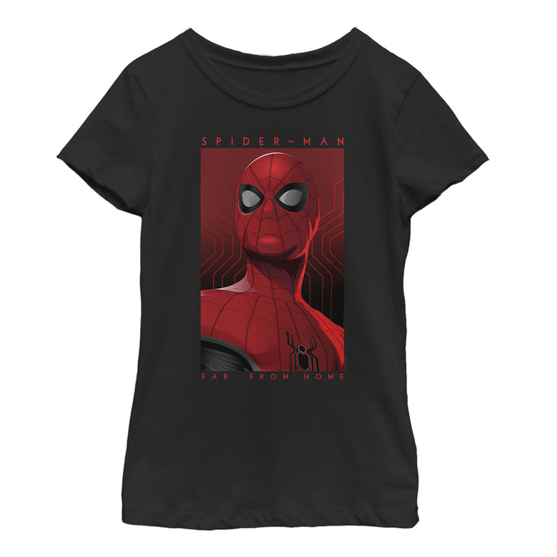 Girl's Marvel Spider-Man: Far From Home Hero Poster T-Shirt