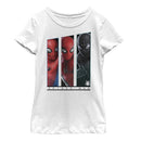 Girl's Marvel Spider-Man: Far From Home Suit Panel T-Shirt