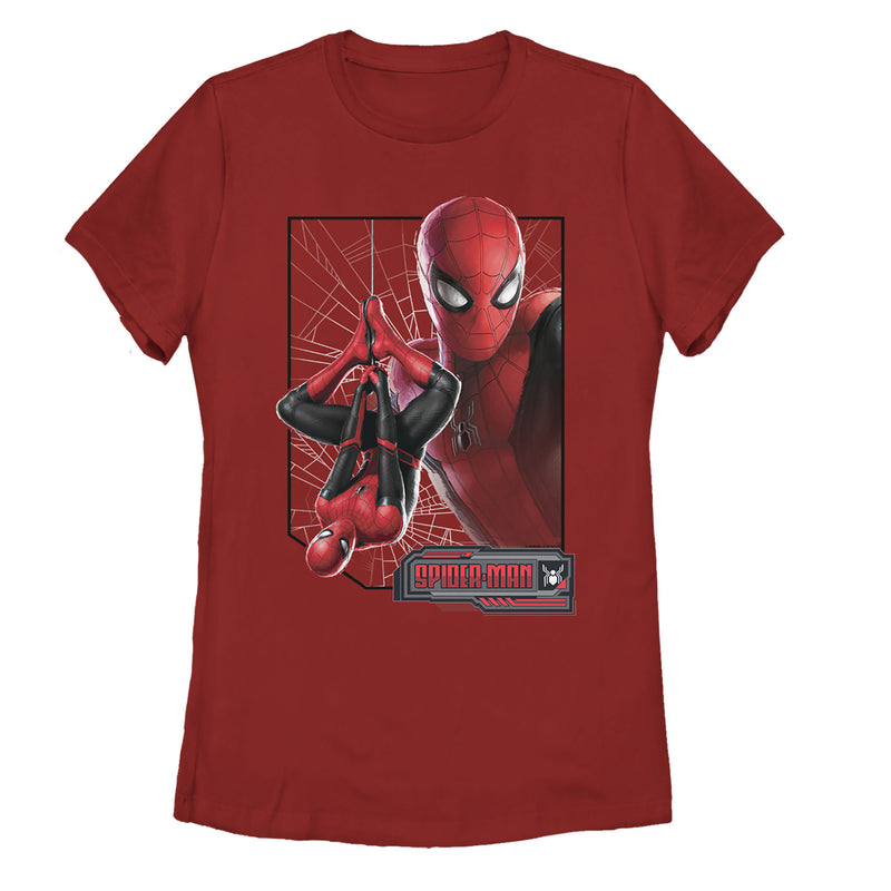 Women's Marvel Spider-Man: Far From Home Web Frame T-Shirt