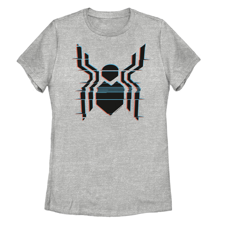 Women's Marvel Spider-Man: Far From Home Glitch Logo T-Shirt