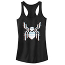 Junior's Marvel Spider-Man: Far From Home Glitch Logo Racerback Tank Top