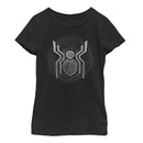 Girl's Marvel Spider-Man: Far From Home Ghostly Logo T-Shirt