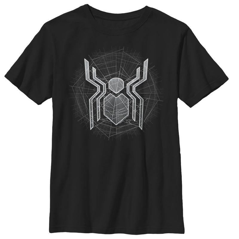 Boy's Marvel Spider-Man: Far From Home Ghostly Logo T-Shirt