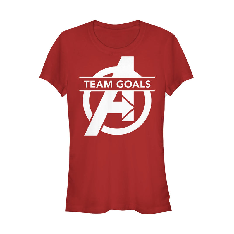 Junior's Marvel Avengers: Endgame Team Goals Logo T-Shirt