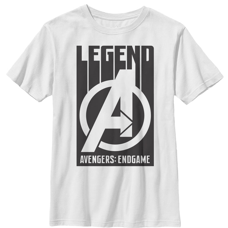 Boy's Marvel Avengers: Endgame Bold Legend Logo T-Shirt