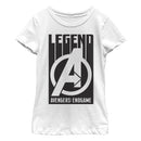 Girl's Marvel Avengers: Endgame Bold Legend Logo T-Shirt