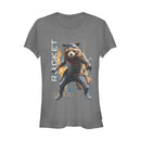 Junior's Marvel Avengers: Endgame Rocket Glitch T-Shirt