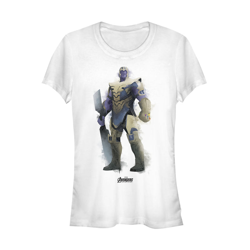Junior's Marvel Avengers: Endgame Thanos Spray Paint T-Shirt