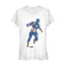 Junior's Marvel Avengers: Endgame Captain America Spray Paint T-Shirt