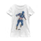 Girl's Marvel Avengers: Endgame Captain America Spray Paint T-Shirt