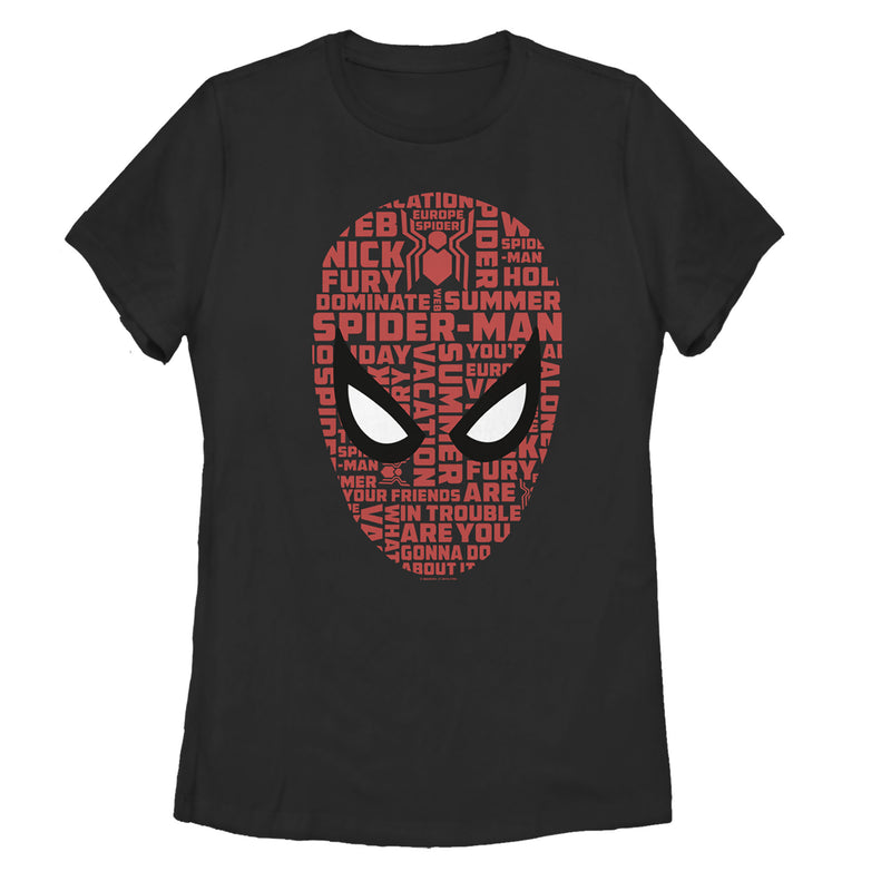 Women's Marvel Spider-Man: Far From Home Keywords T-Shirt