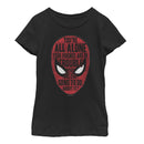 Girl's Marvel Spider-Man: Far From Home Alone Quote T-Shirt