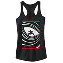 Junior's Marvel Spider-Man: Far From Home Eye Swirl Racerback Tank Top