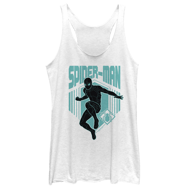 Women's Marvel Spider-Man: Far From Home Shadow Streak Racerback Tank Top