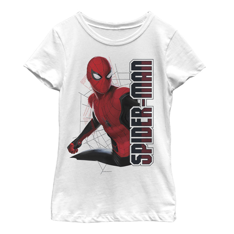 Girl's Marvel Spider-Man: Far From Home Web Coordinates T-Shirt