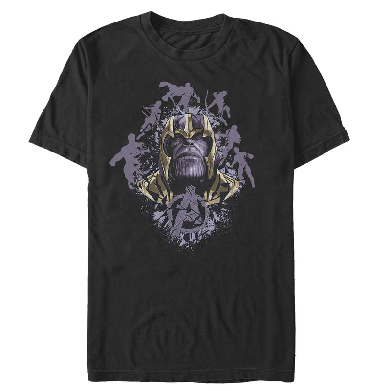 Men's Marvel Avengers: Endgame Thanos Inkblot Frame T-Shirt